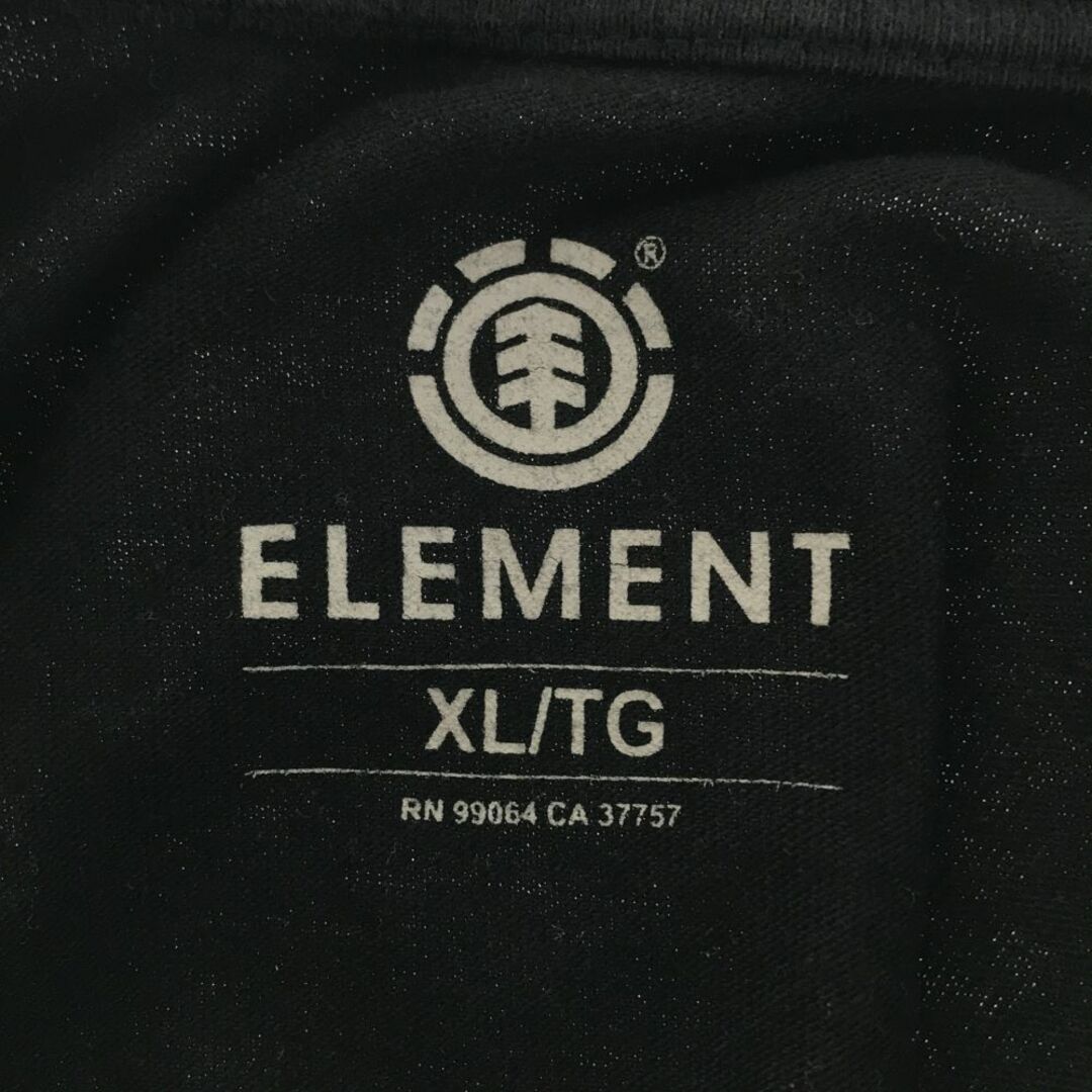 ELEMENT(エレメント)のエレメント ロゴプリント 長袖 Tシャツ XL ブラック ELEMENT ロンT メンズ 古着 【240325】 メンズのトップス(Tシャツ/カットソー(七分/長袖))の商品写真