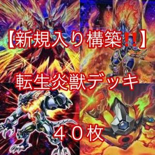 ユウギオウ(遊戯王)の遊戯王【新規入り構築！！】転生炎獣デッキ４０枚(Box/デッキ/パック)