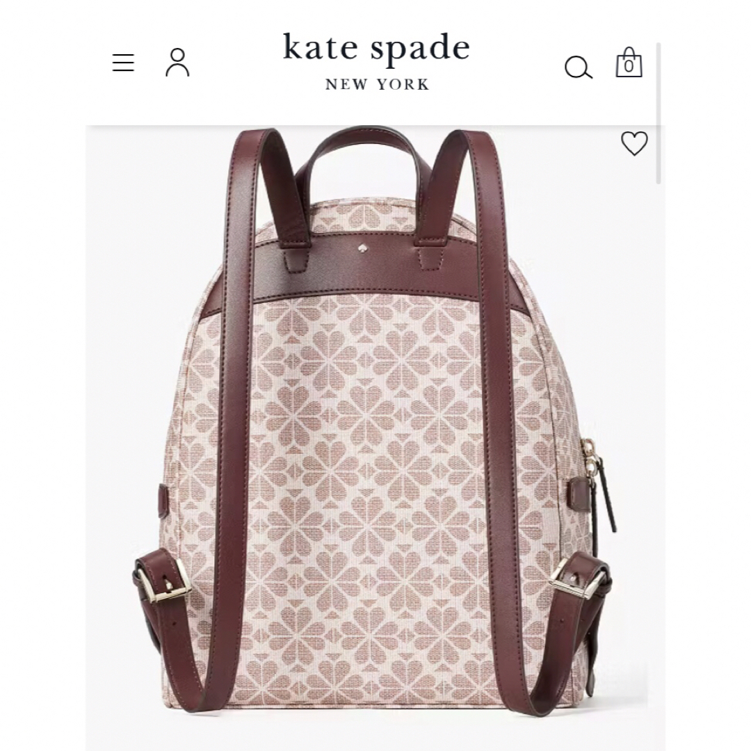 kate spade new york(ケイトスペードニューヨーク)の【美品】ケイトスペイドのリュック レディースのバッグ(リュック/バックパック)の商品写真