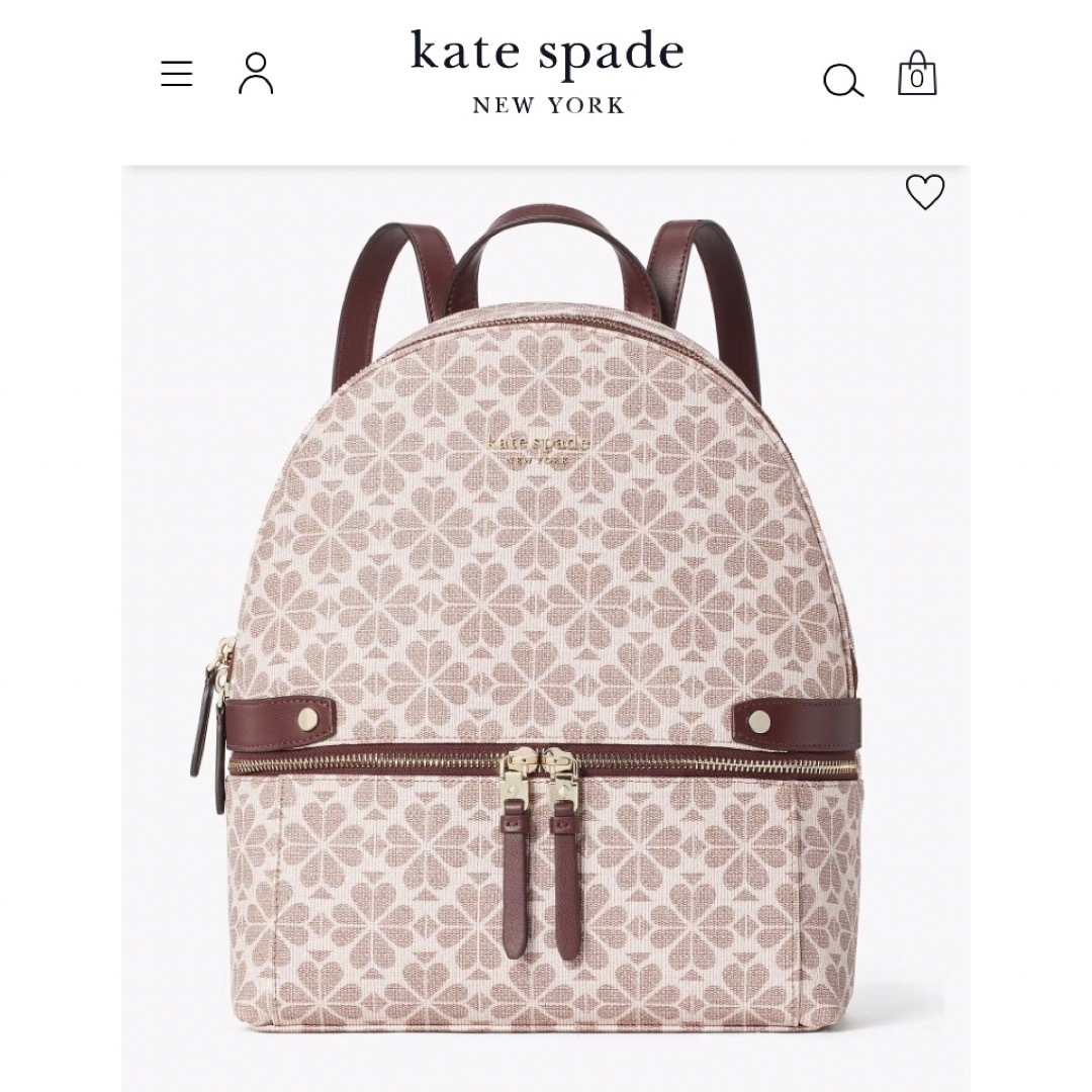 kate spade new york(ケイトスペードニューヨーク)の【美品】ケイトスペイドのリュック レディースのバッグ(リュック/バックパック)の商品写真