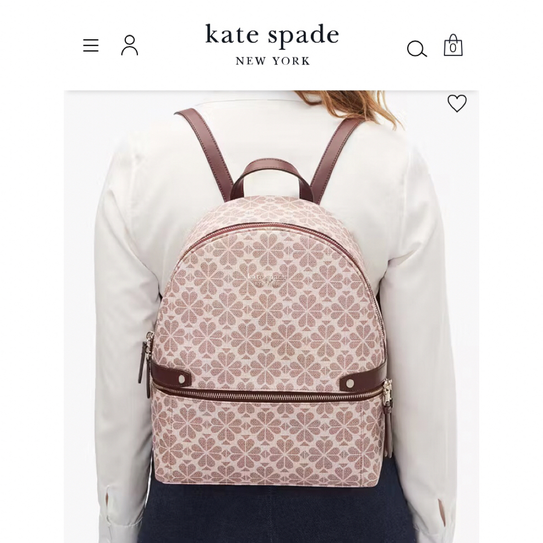 kate spade new york(ケイトスペードニューヨーク)の【美品】ケイトスペイドのリュック レディースのバッグ(リュック/バックパック)の商品写真