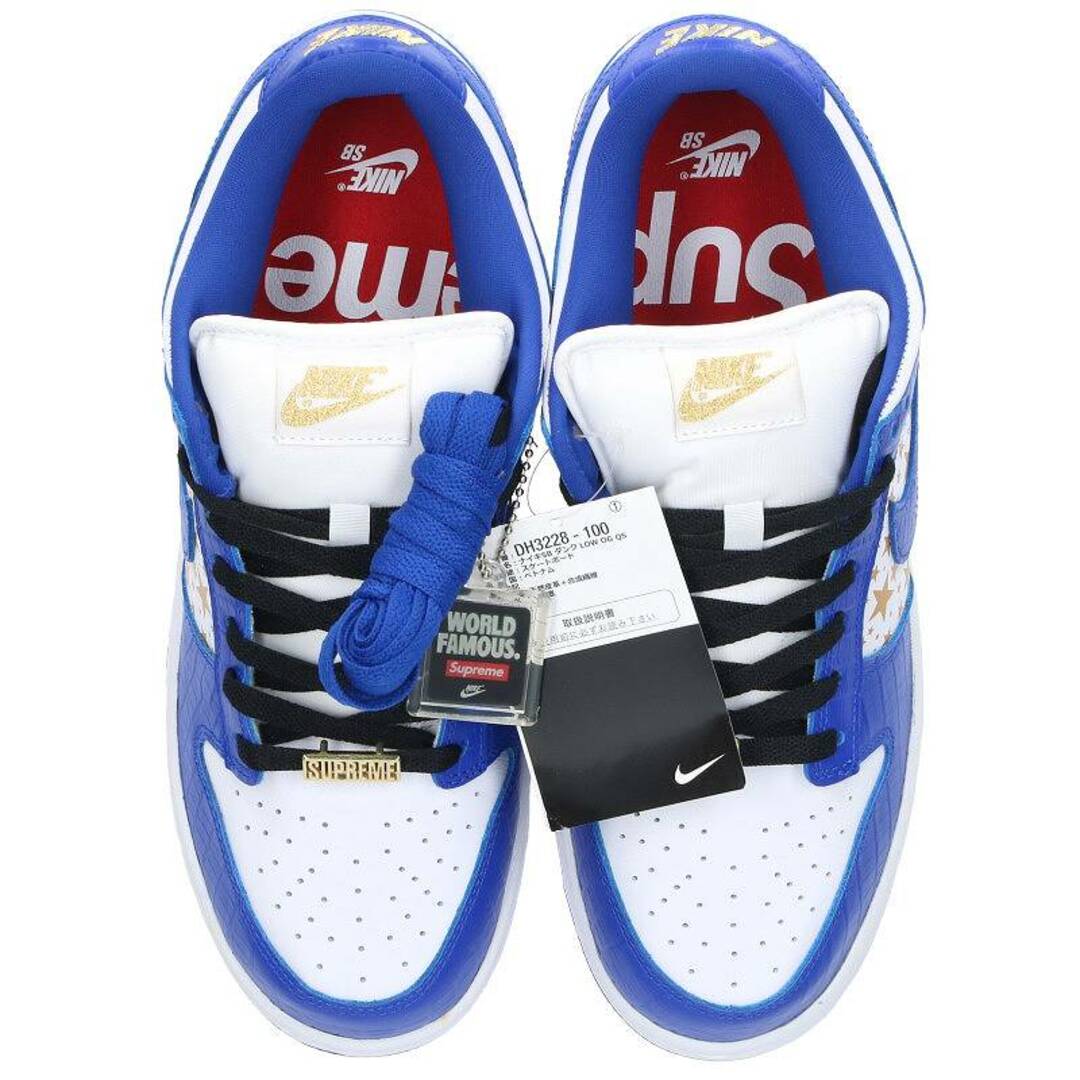 NIKE(ナイキ)のナイキ ×シュプリーム SUPREME  DUNK LOW OG QS DH3228-100 ダンクローオージークイックストライクスニーカー メンズ 27.5cm メンズの靴/シューズ(スニーカー)の商品写真