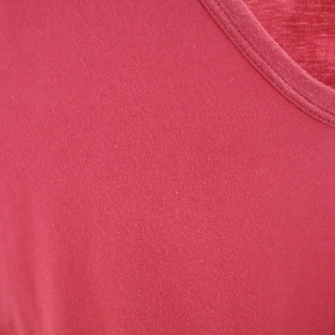 ATTACHIMENT(アタッチメント)のアタッチメント 日本製 7分袖 Tシャツ 3 レッド系 ATTACHMENT メンズ 古着 【240325】 メール便可 メンズのトップス(Tシャツ/カットソー(七分/長袖))の商品写真