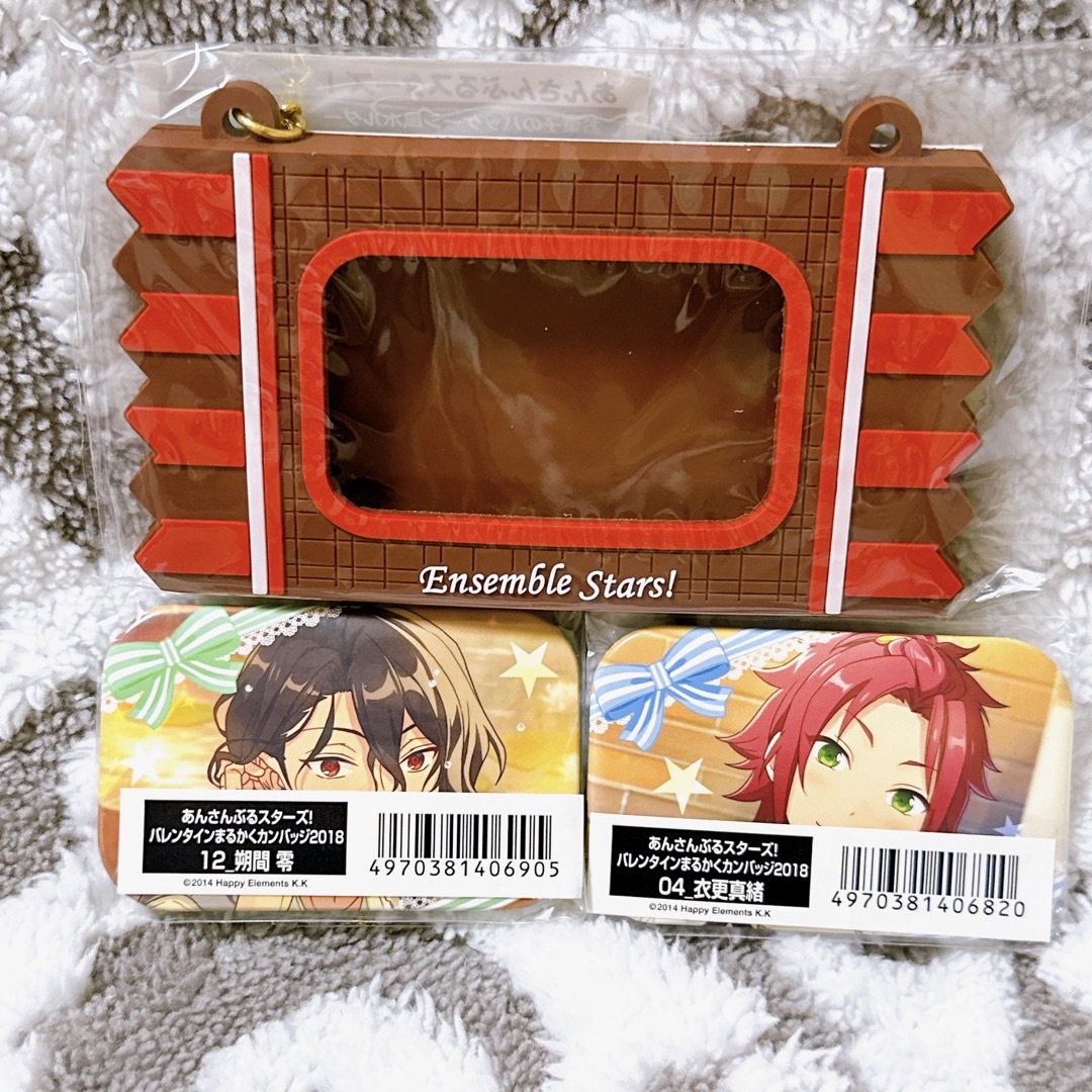 あんスタ まるかくカンバッジ 零 真緒 エンタメ/ホビーのおもちゃ/ぬいぐるみ(キャラクターグッズ)の商品写真