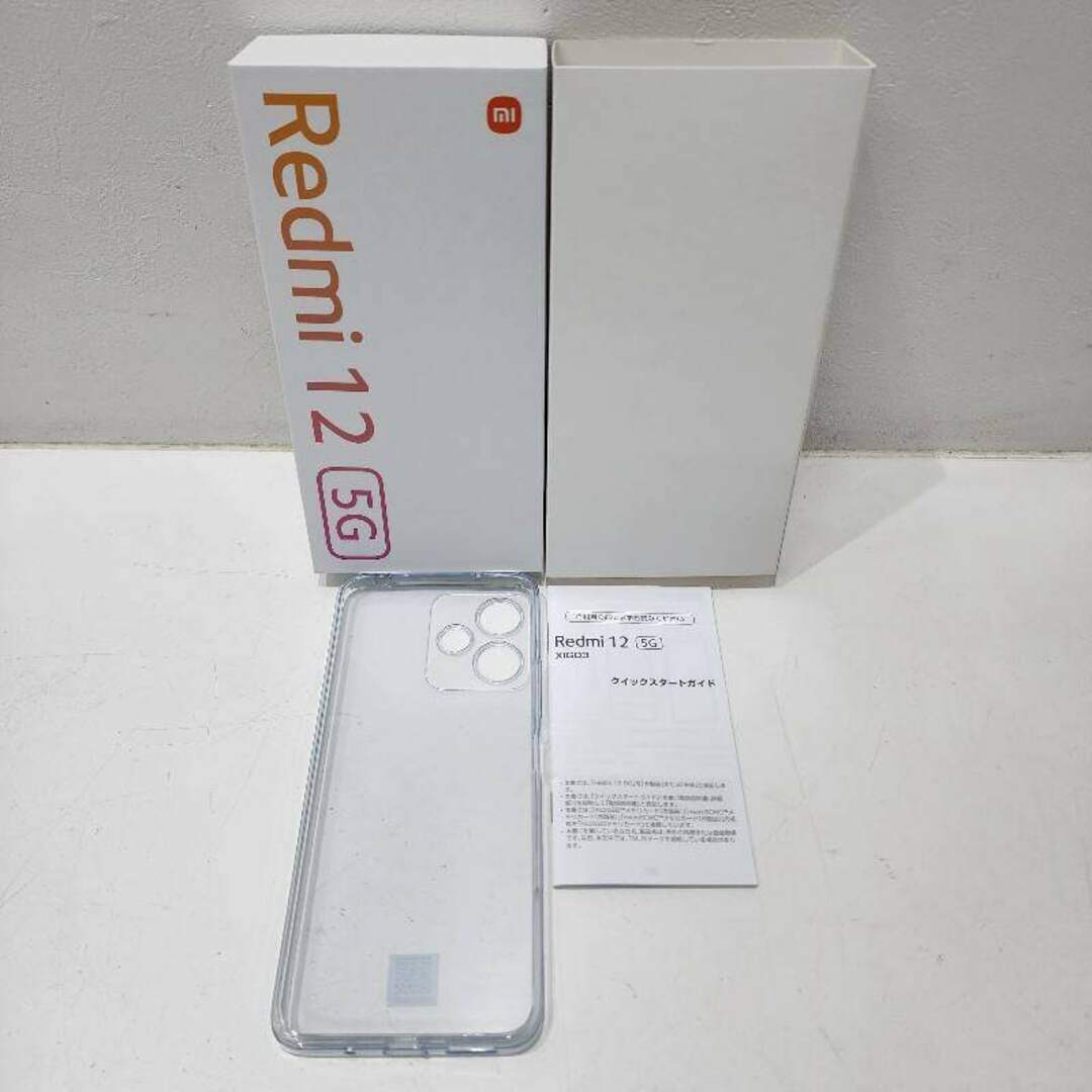 SIMフリー スマートフォン Xiaomi シャオミ Redmi 12 5G au 〇判定 128HGB スカイブルー スマホ 【新品】 22403K495 スマホ/家電/カメラのスマートフォン/携帯電話(スマートフォン本体)の商品写真