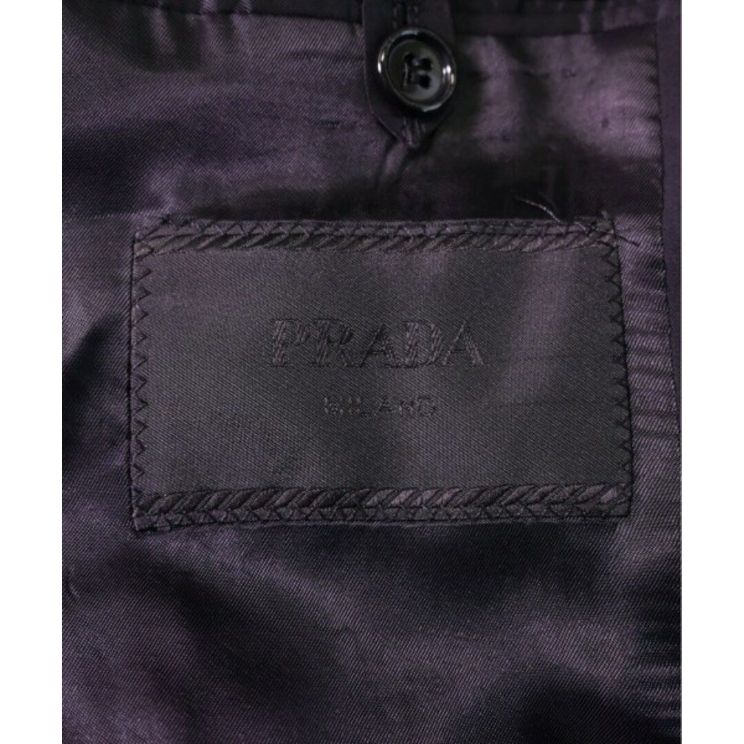 PRADA(プラダ)のPRADA プラダ ビジネス 46/46(M位) 黒 【古着】【中古】 メンズのスーツ(セットアップ)の商品写真