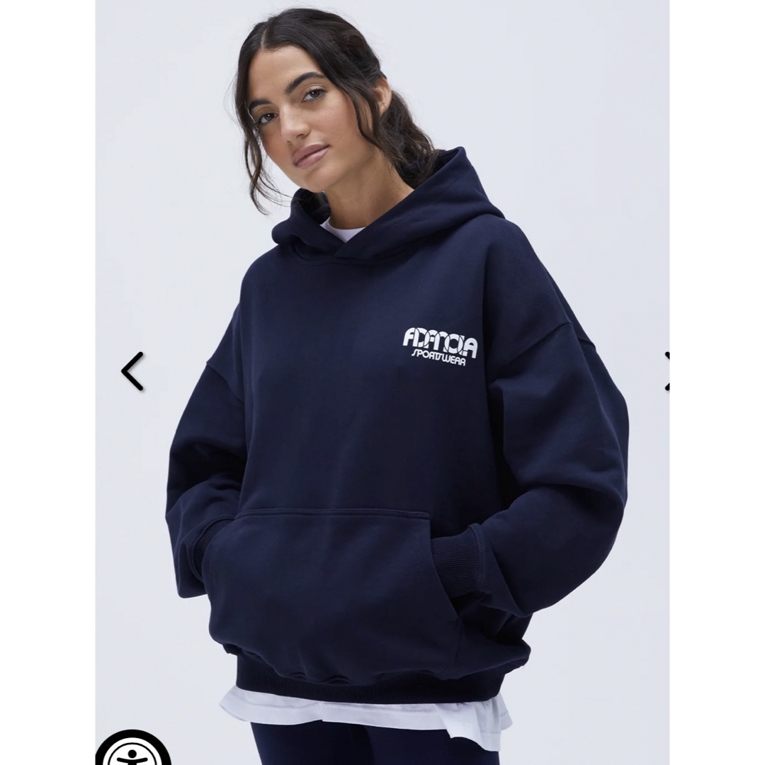 極美品Oversized Hoodie パーカー - トップス