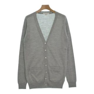 ジョンスメドレー(JOHN SMEDLEY)のJOHN SMEDLEY ジョンスメドレー カーディガン S グレー 【古着】【中古】(カーディガン)