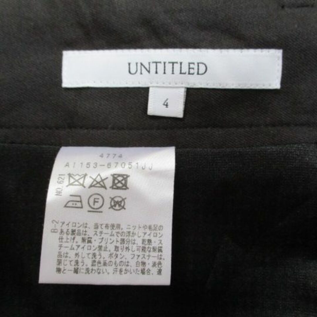 UNTITLED(アンタイトル)のアンタイトル UNTITLED パンツ 4 大きいサイズ 秋冬 レディースのパンツ(その他)の商品写真