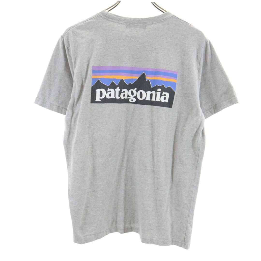 patagonia(パタゴニア)のパタゴニア アウトドア 両面プリント 半袖 Tシャツ グレー patagonia メンズ 古着 【240325】 メール便可 メンズのトップス(Tシャツ/カットソー(半袖/袖なし))の商品写真