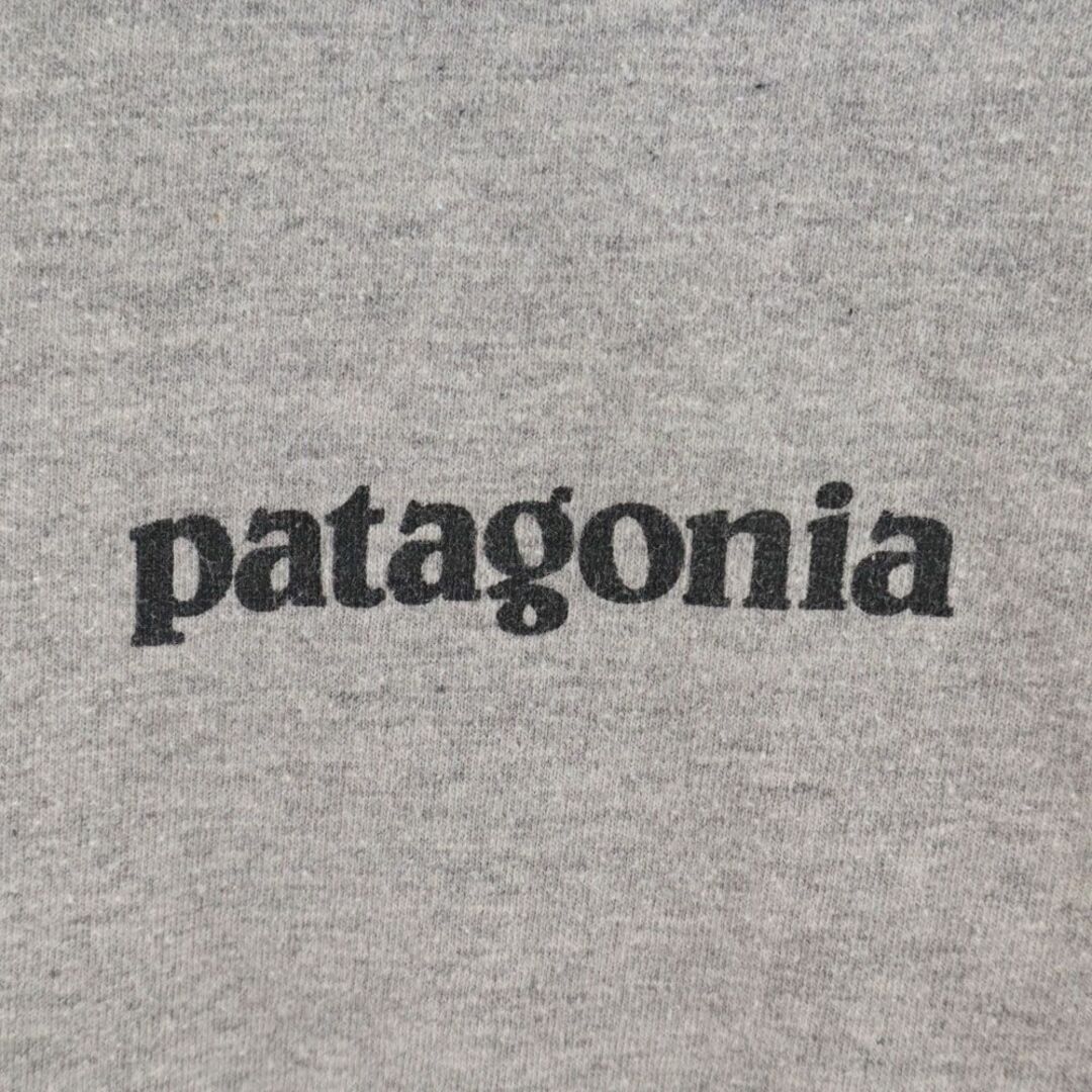 patagonia(パタゴニア)のパタゴニア アウトドア 両面プリント 半袖 Tシャツ グレー patagonia メンズ 古着 【240325】 メール便可 メンズのトップス(Tシャツ/カットソー(半袖/袖なし))の商品写真