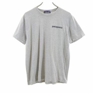 パタゴニア(patagonia)のパタゴニア アウトドア 両面プリント 半袖 Tシャツ グレー patagonia メンズ 古着 【240325】 メール便可(Tシャツ/カットソー(半袖/袖なし))