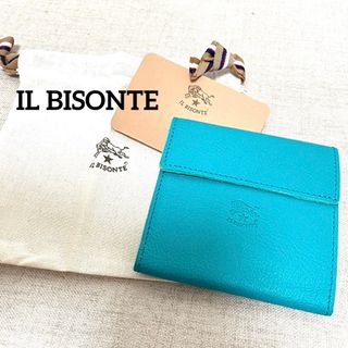 イルビゾンテ(IL BISONTE)のイルビゾンテ　ミニウォレット　ミニ財布　ペルシアングリーン(財布)