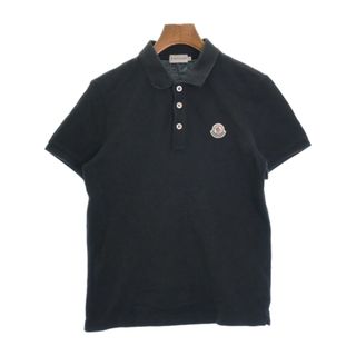 モンクレール(MONCLER)のMONCLER モンクレール ポロシャツ S 黒系 【古着】【中古】(ポロシャツ)