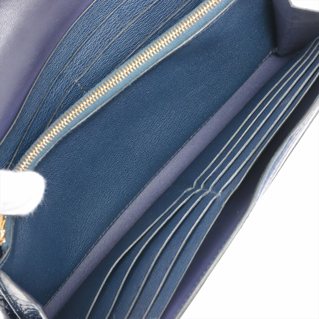 Hermes(エルメス)のエルメス コンスタンスロング アリゲーター  ブルー レディース 長財布 レディースのファッション小物(財布)の商品写真