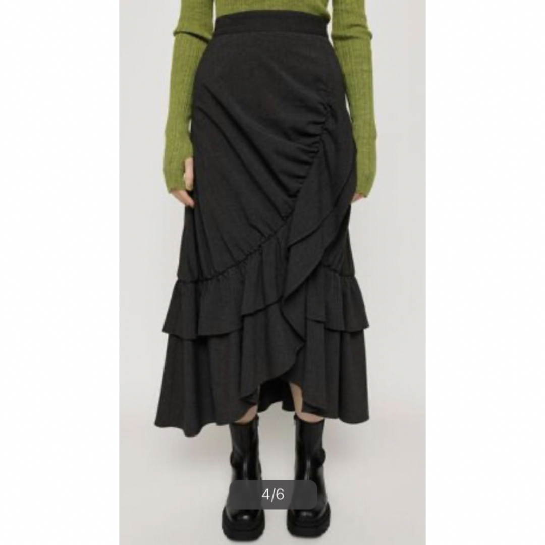 SLY(スライ)のSLY   ASYMMETRY FRILL スカート レディースのスカート(ロングスカート)の商品写真