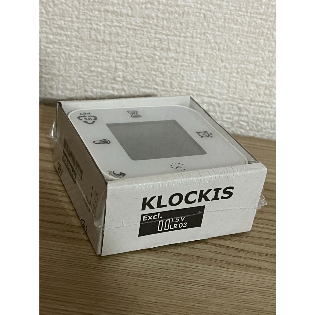 IKEA(イケア)の新品 IKEAイケア 多機能時計 KLOCKIS クロッキス ホワイト インテリア/住まい/日用品のインテリア小物(置時計)の商品写真