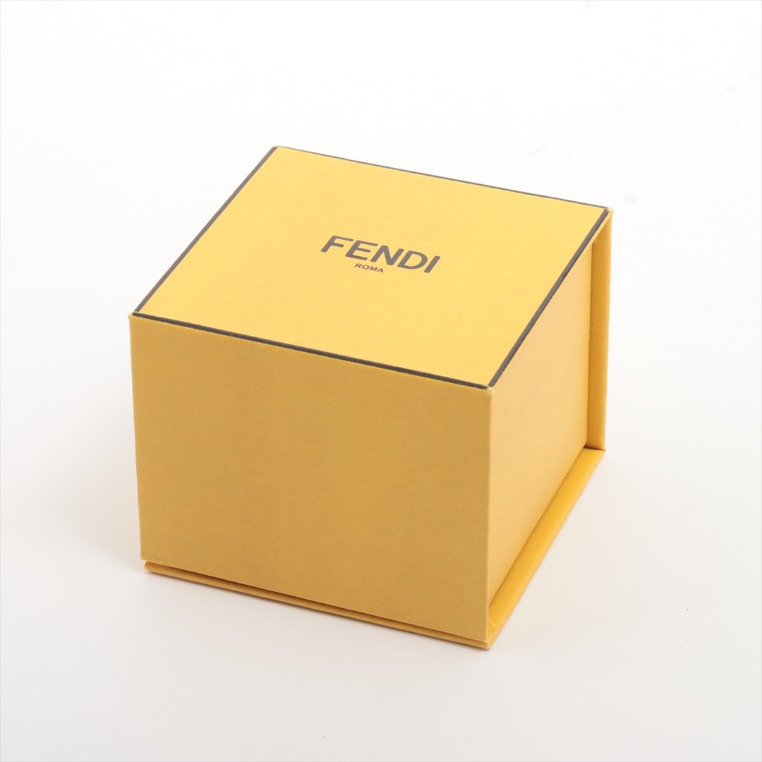 FENDI(フェンディ)のフェンディ FFロゴ GP×ラインストーン  シルバー レディース ピアス レディースのアクセサリー(ピアス)の商品写真