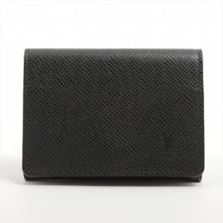 ルイヴィトン(LOUIS VUITTON)のヴィトン アンヴェロップ カルトドゥヴィジット   ブラック メンズ カー(パスケース/IDカードホルダー)