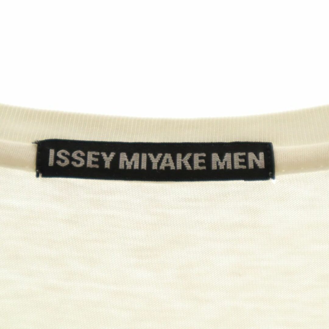 ISSEY MIYAKE(イッセイミヤケ)のイッセイミヤケ 日本製 半袖 Tシャツ 2 ホワイト ISSEY MIYAKE メンズ 古着 【240325】 メール便可 メンズのトップス(Tシャツ/カットソー(半袖/袖なし))の商品写真