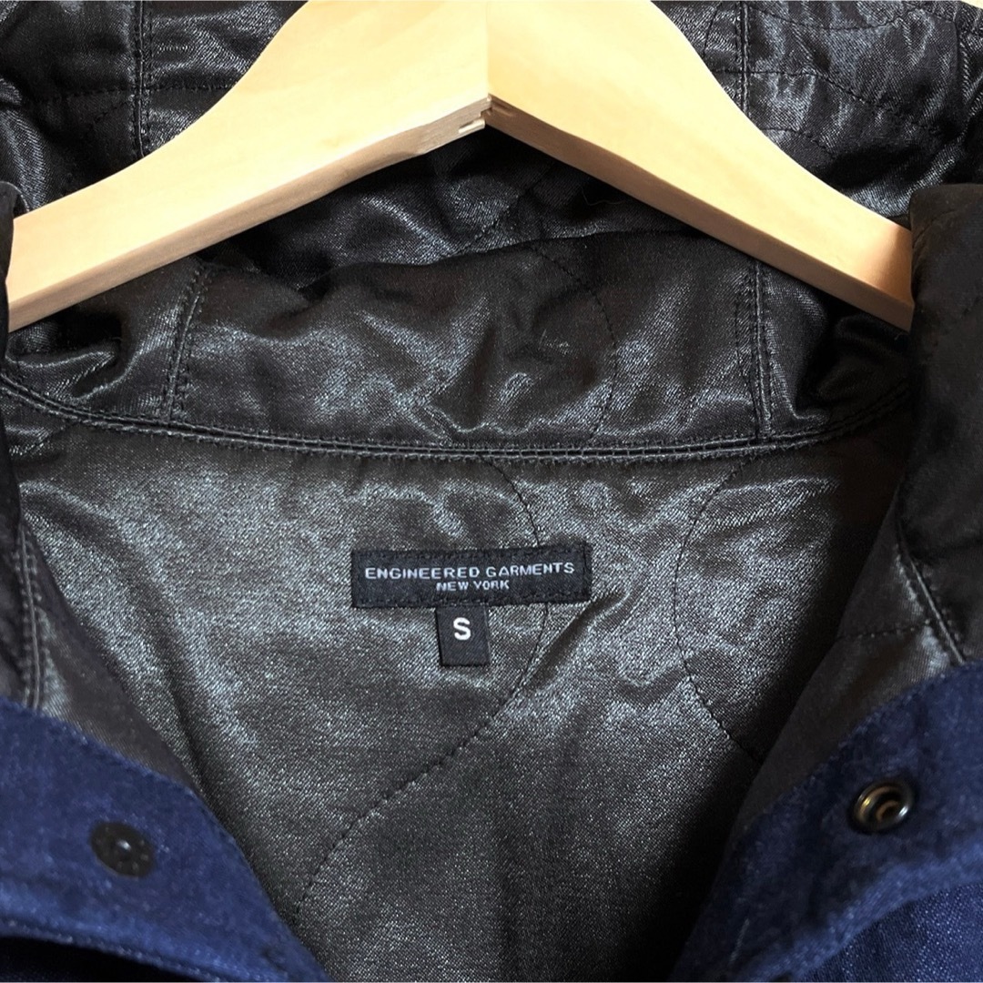 Engineered Garments(エンジニアードガーメンツ)の美品エンジニアドガーメンツHooded Vest 11oz Cone Denim メンズのトップス(ベスト)の商品写真