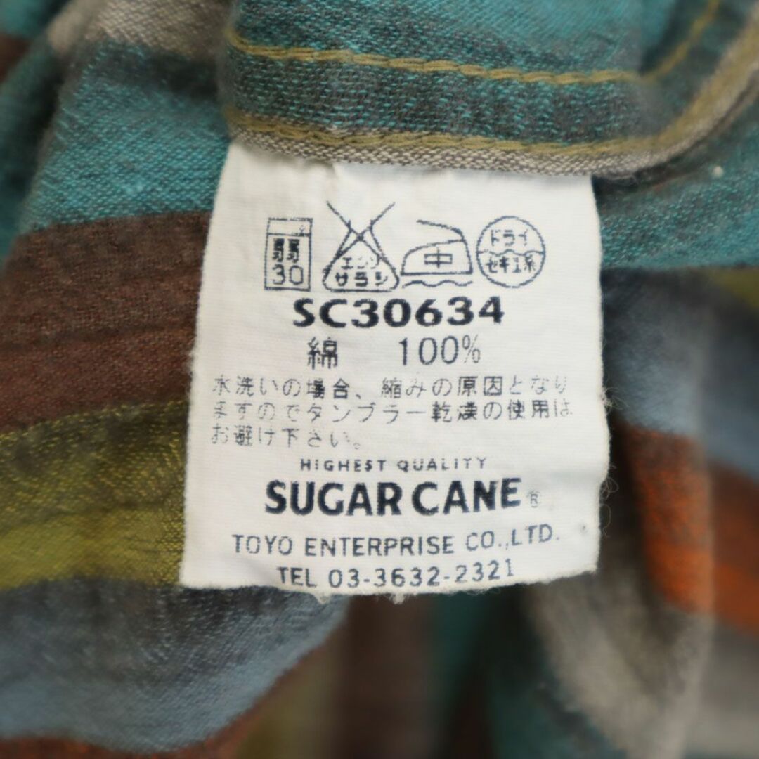 Sugar Cane(シュガーケーン)のシュガーケーン 東洋エンタープライズ 総柄 半袖 ウエスタンシャツ S 14-14 1/2 グレー系 SUGAR CANE メンズ 古着 【240325】 メンズのトップス(シャツ)の商品写真