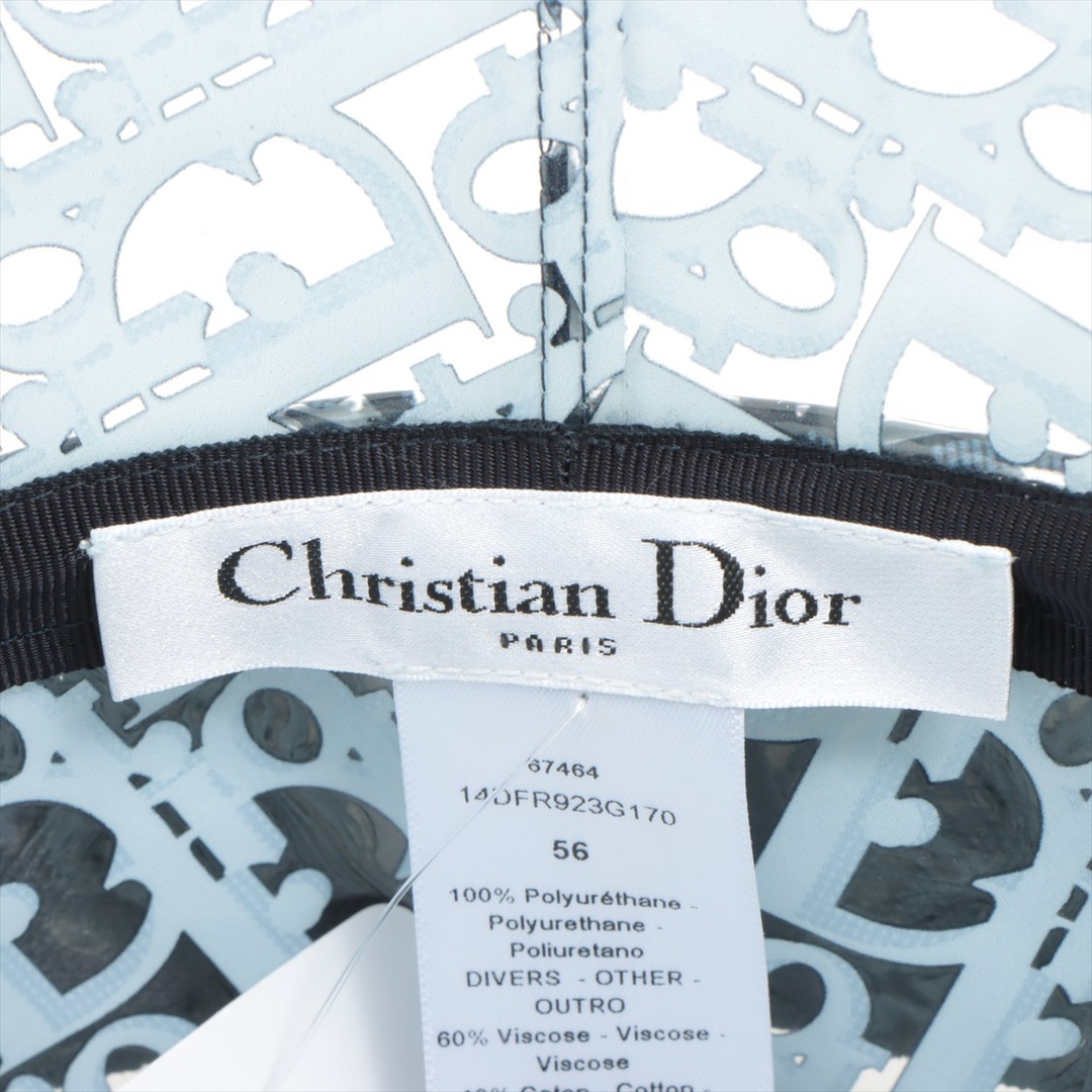 Dior(ディオール)のディオール オブリーク PVC 56 ネイビー ユニセックス ハット レディースの帽子(ハット)の商品写真