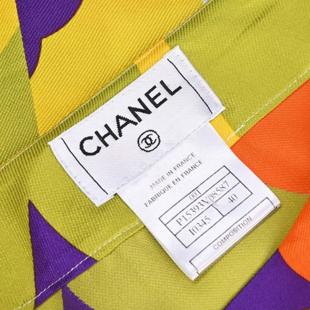 CHANEL(シャネル)のCHANEL 00T シルク スカーフ スカート レディースのスカート(ひざ丈スカート)の商品写真