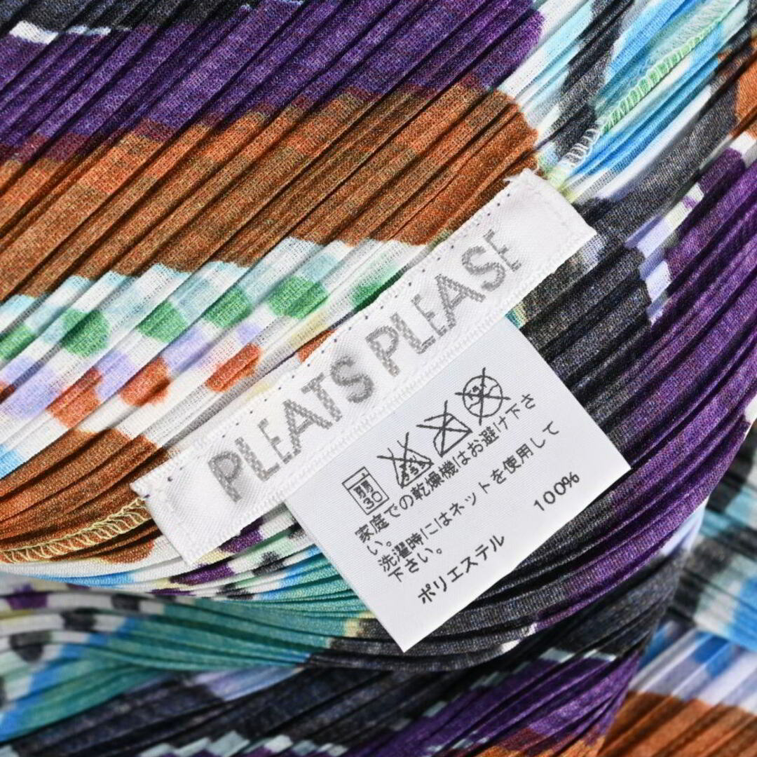 PLEATS PLEASE ISSEY MIYAKE(プリーツプリーズイッセイミヤケ)のPLEATS PLEASE 水彩画  ワンピース レディースのワンピース(ひざ丈ワンピース)の商品写真