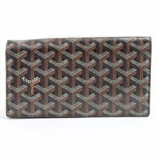 ゴヤール(GOYARD)のゴヤール  PVC×レザー  ブラック レディース 長財布(財布)