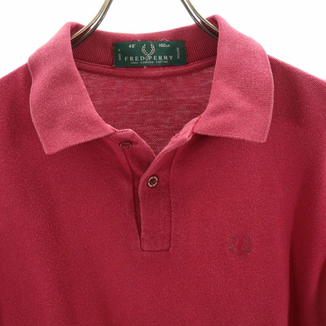 FRED PERRY(フレッドペリー)のフレッドペリー イギリス製 半袖 ポロシャツ 40 メンズのトップス(ポロシャツ)の商品写真