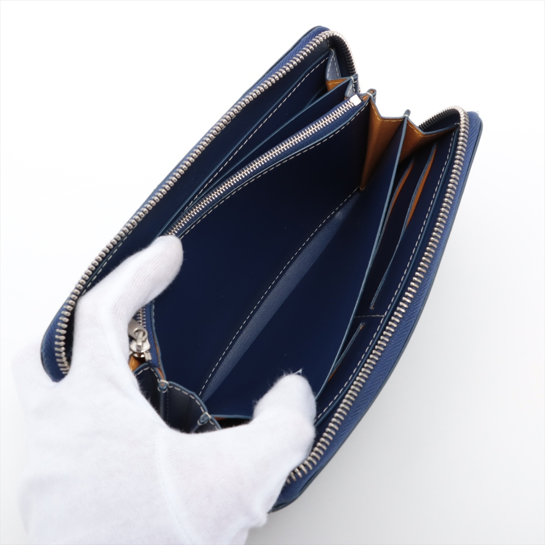 GOYARD(ゴヤール)のゴヤール マティニョン PVC×レザー  ネイビー ユニセックス 長財布 レディースのファッション小物(財布)の商品写真