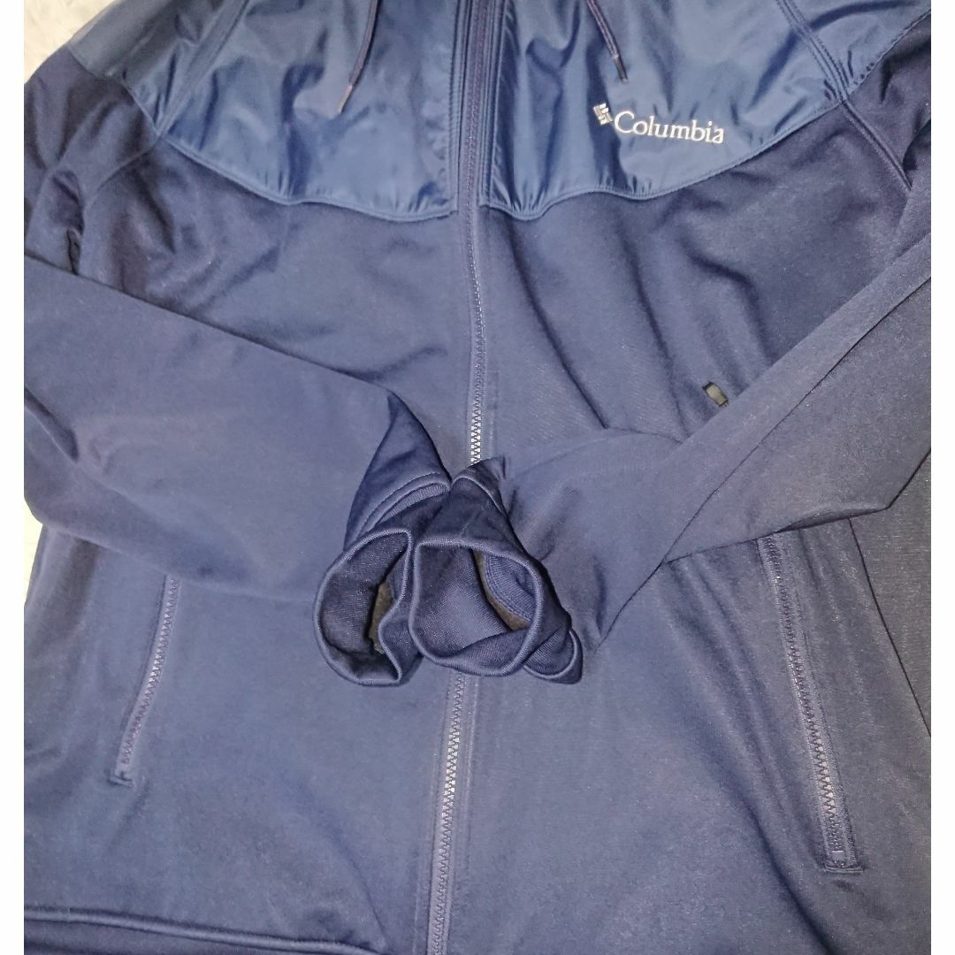 Columbia(コロンビア)のコロンビア フード付ブルゾン　オムニシールド　無地　ネイビー　XL　ポリエステル メンズのジャケット/アウター(ブルゾン)の商品写真