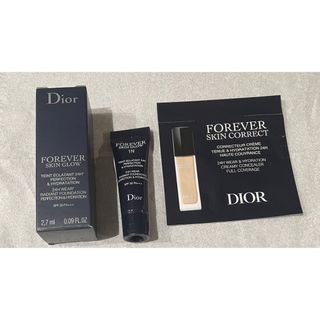 Dior フォーエバースキングロウ　ファンデーション　コンシーラー　サンプル