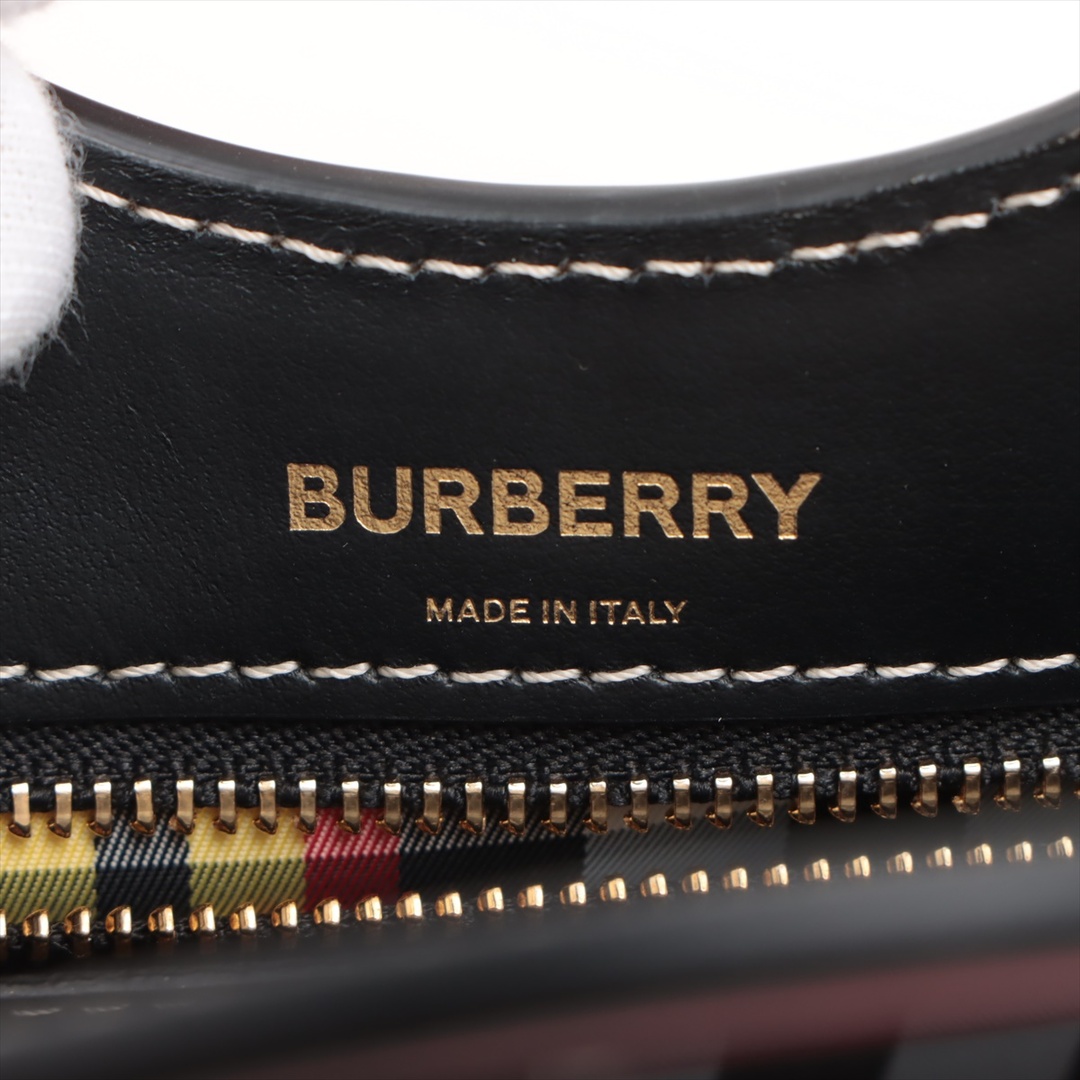 BURBERRY(バーバリー)のバーバリー ミニツートン レザー  レッド レディース ハンドバッグ レディースのバッグ(ハンドバッグ)の商品写真