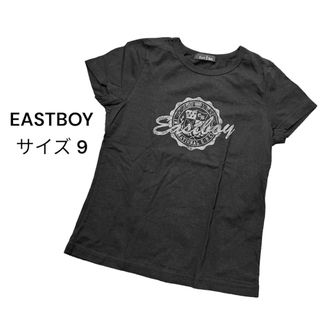 イーストボーイ(EASTBOY)のEASTBOY ブラック Tシャツ 9号 Mサイズ(Tシャツ(半袖/袖なし))