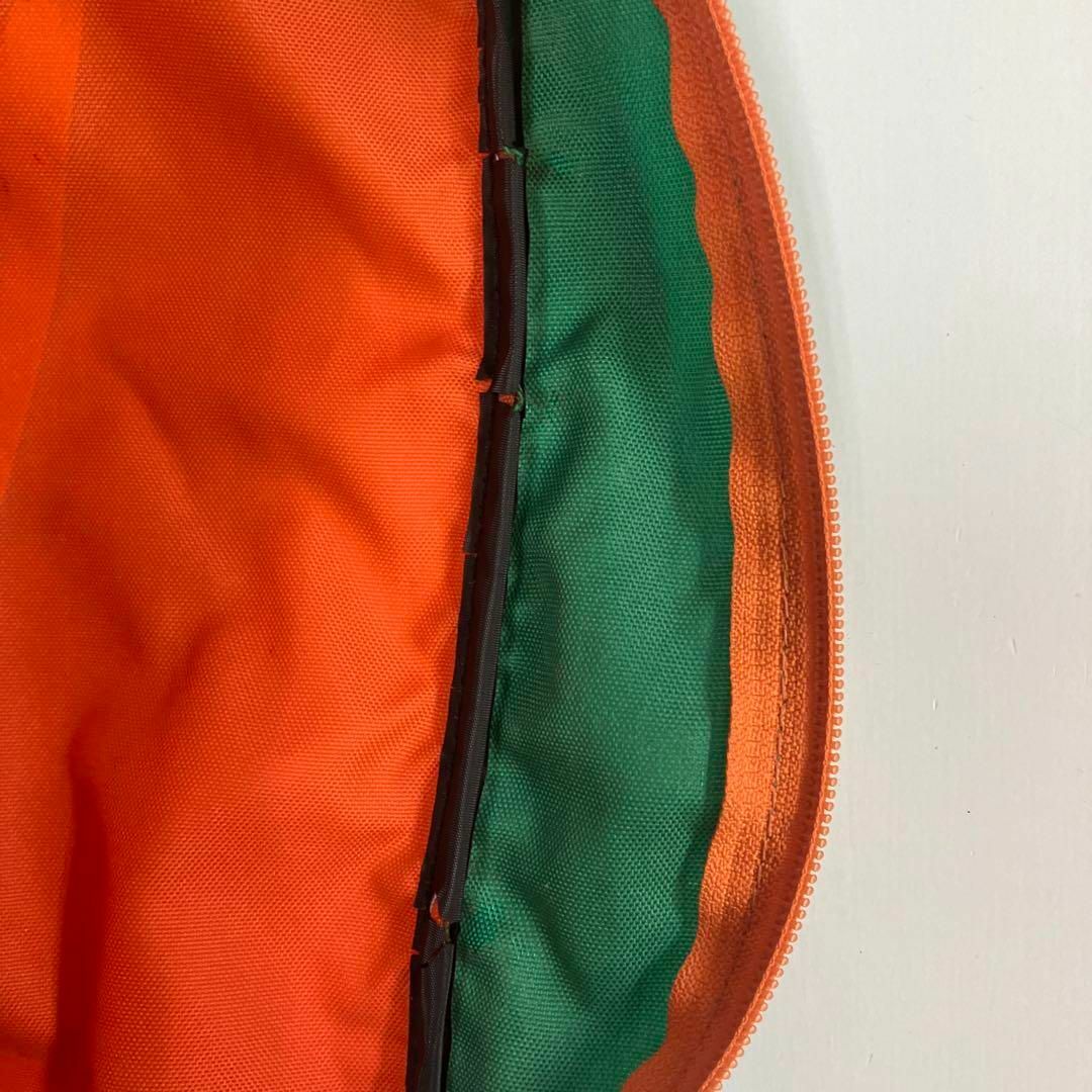 NIKE(ナイキ)のOLD NIKE シューズケース　バッグ　手提げ　古着　オレンジ　グリーン メンズのバッグ(その他)の商品写真