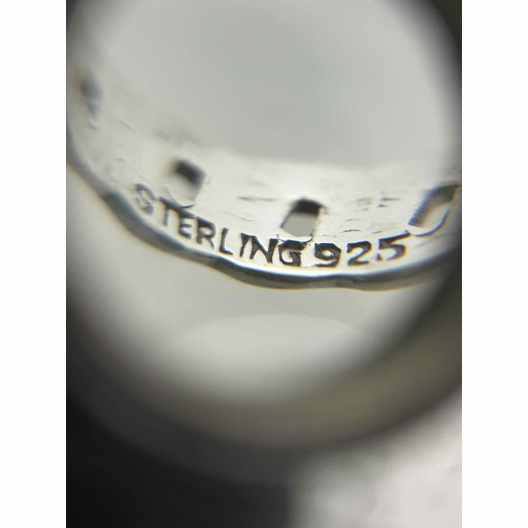 VINTAGE(ヴィンテージ)の90s ヴィンテージ　アメリカンシルバー　チェーンリング メンズのアクセサリー(リング(指輪))の商品写真