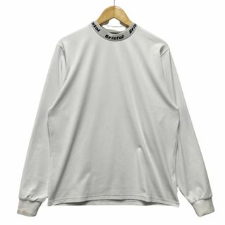 エフシーアールビー(F.C.R.B.)のF.C.R.B. エフシーアールビー 23AW 品番FCRB-232049 WINDPROOF NECK LOGO L/S BAGGY TOP ロングカットソー ホワイト S 正規品 / B5103(Tシャツ/カットソー(七分/長袖))