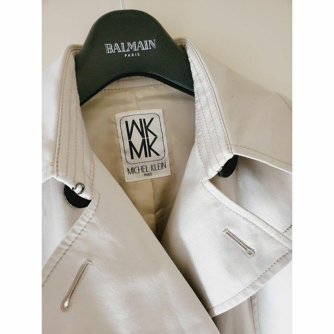 MK MICHEL KLEIN(エムケーミッシェルクラン)のMK MICHEL KLEIN トレンチコート 40 Lサイズ グレージュ レディースのジャケット/アウター(トレンチコート)の商品写真