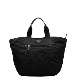 プラダ(PRADA)のプラダ 三角ロゴプレート ハンドバッグ トートバッグ ナイロン レディース PRADA 【1-0141523】(ハンドバッグ)