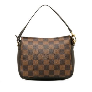 ルイヴィトン(LOUIS VUITTON)のルイ ヴィトン ダミエ トゥルース メイクアップ アクセサリーポーチ N51982 PVC レディース LOUIS VUITTON 【222-42410】(ポーチ)