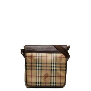 BURBERRY - バーバリー ノバチェック シャドーホース 斜め掛け ショルダーバッグ PVC レディース BURBERRY 【1-0142581】