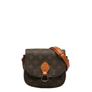 LOUIS VUITTON - ルイ ヴィトン モノグラム ミニサンクルー 斜め掛け ショルダーバッグ M51244 PVC レディース LOUIS VUITTON 【1-0142738】