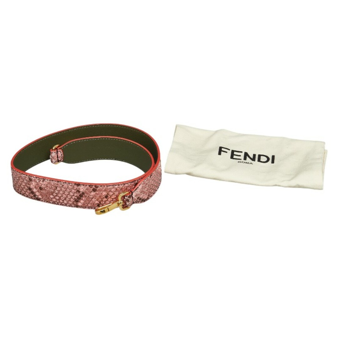 FENDI(フェンディ)の美品 フェンディ ショルダーストラップ パイソン レディース FENDI 【1-0143345】 スマホ/家電/カメラのスマホアクセサリー(ストラップ/イヤホンジャック)の商品写真