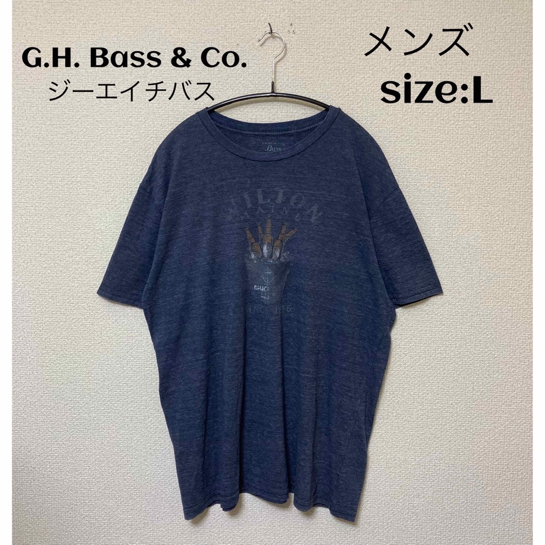 G.H.BASS(ジーエイチバス)のG.H. Bass & Co. ジーエイチバス Tシャツ USA輸入古着 L メンズのトップス(Tシャツ/カットソー(半袖/袖なし))の商品写真