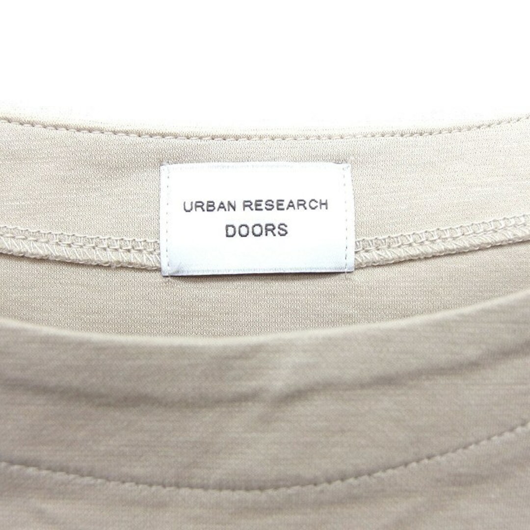 URBAN RESEARCH DOORS(アーバンリサーチドアーズ)のアーバンリサーチ ドアーズ カットソー ロングテール リネン ボートネック 半袖 レディースのトップス(カットソー(半袖/袖なし))の商品写真