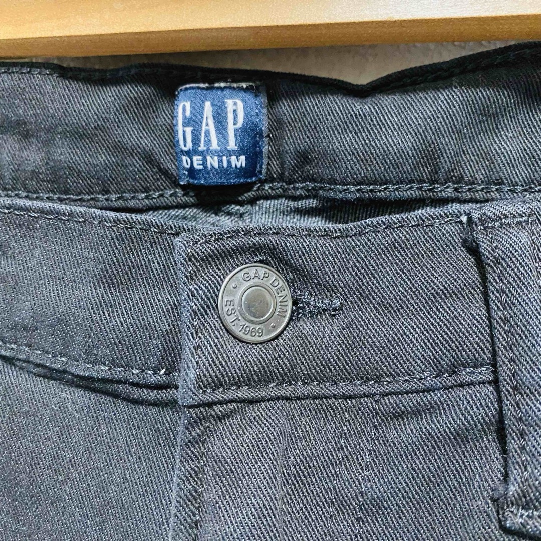 GAP(ギャップ)の一点物　パキスタン製　GAP ハンドペイント　ボーン　デニムパンツ メンズのパンツ(デニム/ジーンズ)の商品写真