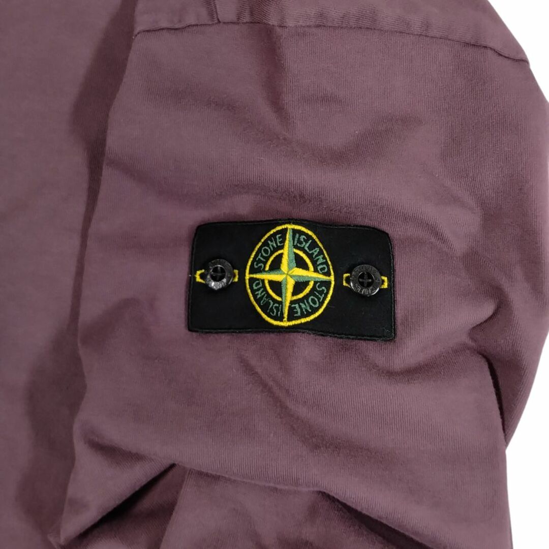 STONE ISLAND(ストーンアイランド)のSTONE ISLAND ストーンアイランド 品番 761563750 クルーネック 長袖Ｔシャツ パープル系 サイズL 正規品 / 33866 メンズのトップス(Tシャツ/カットソー(七分/長袖))の商品写真