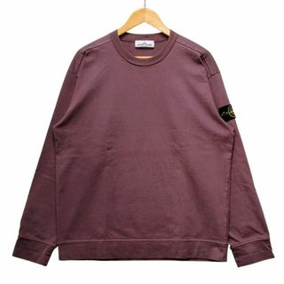 ストーンアイランド(STONE ISLAND)のSTONE ISLAND ストーンアイランド 品番 761563750 クルーネック 長袖Ｔシャツ パープル系 サイズL 正規品 / 33866(Tシャツ/カットソー(七分/長袖))